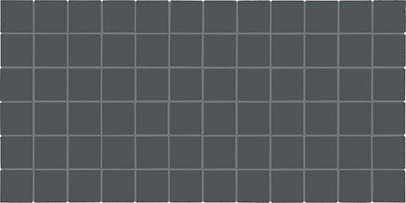 2x2 Color Wheel Mosaic Straight Joint  Mosaic Solid-Color Matte Smooth Ceramic Tile Dark Gray