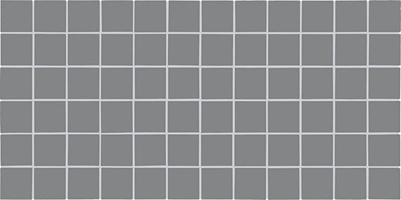 2x2 Color Wheel Mosaic Straight Joint  Mosaic Solid-Color Matte Smooth Ceramic Tile Gray