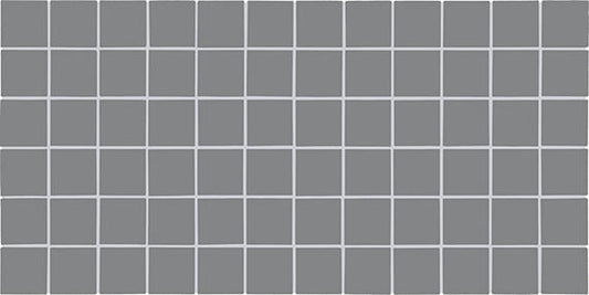2x2 Color Wheel Mosaic Straight Joint  Mosaic Solid-Color Matte Smooth Ceramic Tile Gray