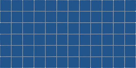 2x2 Color Wheel Mosaic Straight Joint  Mosaic Solid-Color Glossy Smooth Ceramic Tile Dark Blue