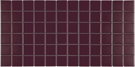 2x2 Color Wheel Mosaic Straight Joint  Mosaic Solid-Color Glossy Smooth Ceramic Tile Purple