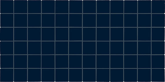 2x2 Color Wheel Mosaic Straight Joint  Mosaic Solid-Color Glossy Smooth Ceramic Tile Navy Blue