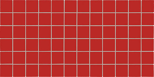 2x2 Color Wheel Mosaic Straight Joint  Mosaic Solid-Color Glossy Smooth Ceramic Tile Red