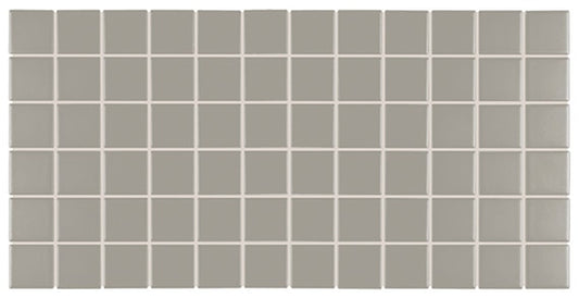 2x2 Color Story Mosaics  Mosaic Solid-Color Glossy Smooth Ceramic Tile Dark Gray