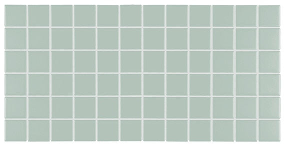 2x2 Color Story Mosaics  Mosaic Solid-Color Glossy Smooth Ceramic Tile Light Green