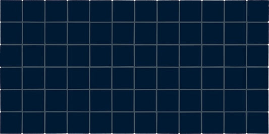 2x2 Color Story Mosaics  Mosaic Solid-Color Glossy Smooth Ceramic Tile Navy Blue