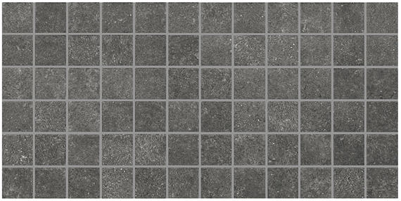 2x2 Historic Limestone  Mosaic Stone-Look Matte Textured Porcelain Tile Light Brown