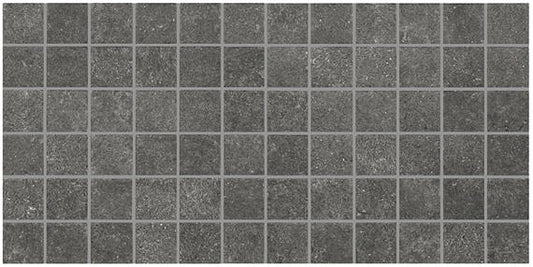 2x2 Historic Limestone  Mosaic Stone-Look Matte Textured Porcelain Tile Light Brown