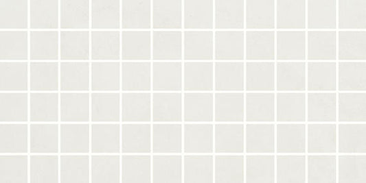 2x2 Portfolio  Mosaic Concrete-Look Matte Smooth Porcelain Tile Soft White