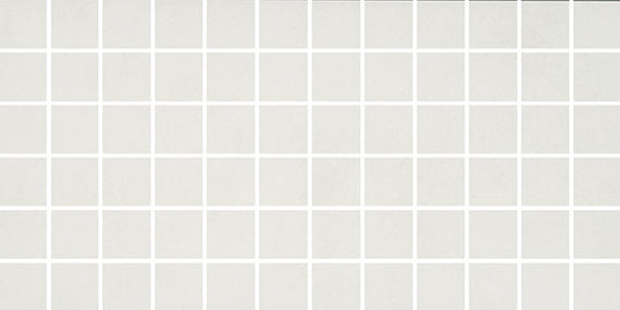 2x2 Portfolio  Mosaic Concrete-Look Matte Smooth Porcelain Tile Pale White