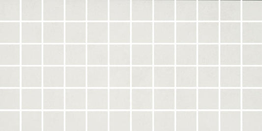 2x2 Portfolio  Mosaic Concrete-Look Matte Smooth Porcelain Tile Pale White