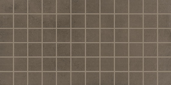 2x2 Portfolio  Mosaic Concrete-Look Matte Smooth Porcelain Tile Mocha Brown