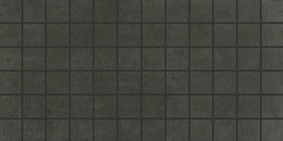 2x2 Portfolio  Mosaic Concrete-Look Matte Smooth Porcelain Tile Deep Black