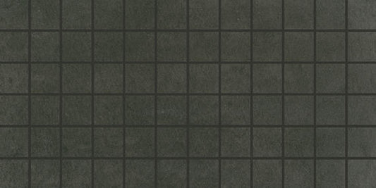 2x2 Portfolio  Mosaic Concrete-Look Matte Smooth Porcelain Tile Deep Black