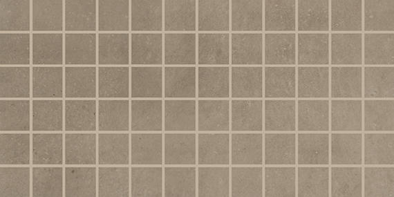 2x2 Portfolio  Mosaic Concrete-Look Matte Smooth Porcelain Tile Sand Brown