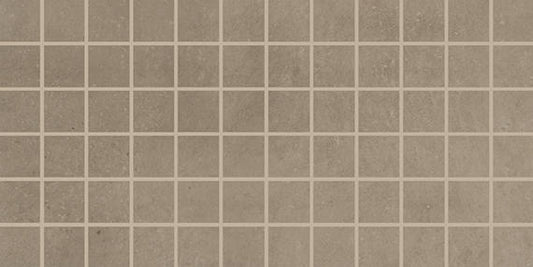 2x2 Portfolio  Mosaic Concrete-Look Matte Smooth Porcelain Tile Sand Brown