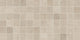 2x2 Reminiscent Grid  Mosaic Concrete-Look Matte Smooth Porcelain Tile Warm Beige