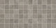 2x2 Reminiscent Grid  Mosaic Concrete-Look Matte Smooth Porcelain Tile Medium Gray