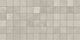 2x2 Slate Attache  Mosaic Stone-Look Matte Smooth Porcelain Tile Light Gray