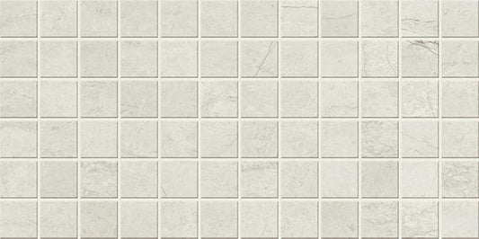 2x2 Stone Theory  Mosaic Stone-Look Matte Smooth Porcelain Tile Stone Beige