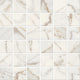 2x2 Marble Obsession  Mosaic Marble-Look Matte Smooth Porcelain Tile Warm Marble