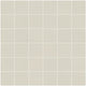 2x2 Modern Oasis Grid  Mosaic Stone-Look Matte Smooth Porcelain Tile Off White