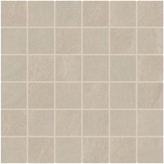 12x12 Modern Oasis Grid Mosaic Stone-Look Matte Smooth Porcelain Tile