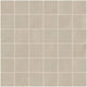 2x2 Modern Oasis Grid  Mosaic Stone-Look Matte Smooth Porcelain Tile Beige