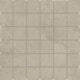 2x2 Choice Straight Joint  Mosaic Stone-Look Matte Smooth Ceramic Tile Dark Beige