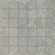 2x2 Choice Straight Joint  Mosaic Stone-Look Matte Smooth Ceramic Tile Dark Gray