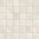 2x2 Choice Straight Joint  Mosaic Stone-Look Matte Smooth Ceramic Tile Cream White