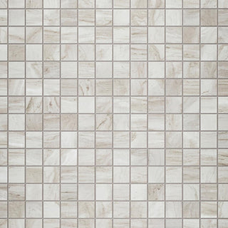 12x24 Platinum Straight Joint Mosaic Marble-Look Matte Smooth Porcelain Tile
