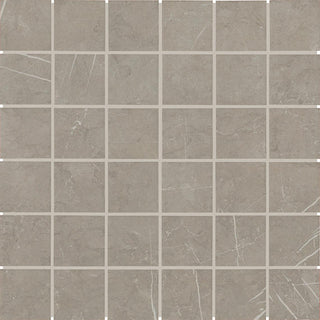 12x24 Platinum Straight Joint Mosaic Marble-Look Matte Smooth Porcelain Tile
