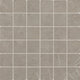 2x2 Platinum Straight Joint  Mosaic Marble-Look Matte Smooth Porcelain Tile Warm Gray