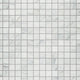 2x2 Platinum Straight Joint  Mosaic Marble-Look Matte Smooth Porcelain Tile White Gray