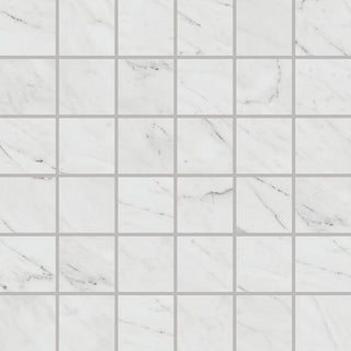 12x12 Marble Attache Lavish Mosaic Marble-Look Matte Smooth Porcelain Tile