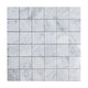 2x2 Marble  Mosaic Stone-Look Honed Smooth Marble Tile Carrara White