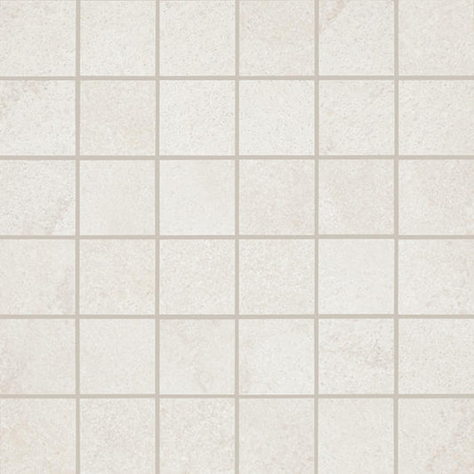 12x12 Haddonstone Straight Joint  Mosaic Stone-Look Matte Smooth Porcelain Tile Peony Beige