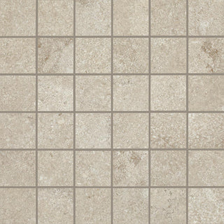 12x12 Haddonstone Straight Joint Mosaic Stone-Look Matte Smooth Porcelain Tile