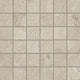 12x12 Haddonstone Straight Joint  Mosaic Stone-Look Matte Smooth Porcelain Tile Dawn Beige