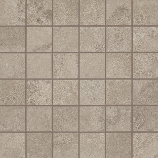 12x12 Haddonstone Straight Joint Mosaic Stone-Look Matte Smooth Porcelain Tile