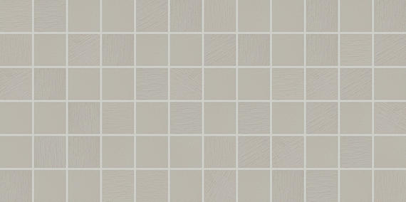 2x2 Keystones Straight Joint  Mosaic Solid-Color Matte Textured Porcelain Tile Warm Greige