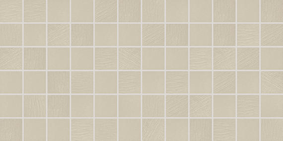 2x2 Keystones Straight Joint  Mosaic Solid-Color Matte Textured Porcelain Tile Beige Stone