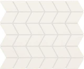 11x13 Color Wheel Retro Chevron Mosaic Solid-Color Glossy Smooth Ceramic Tile