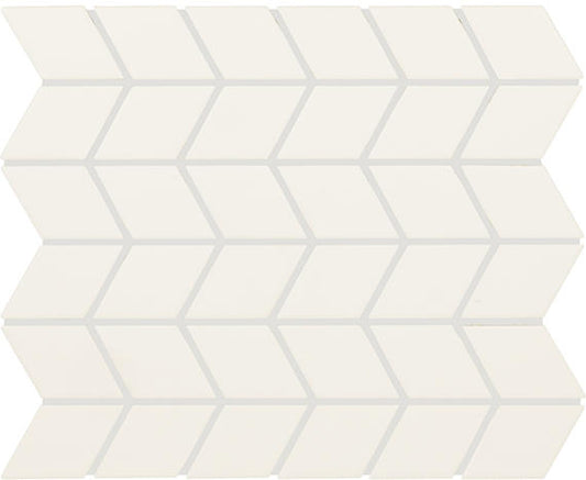 11x13 Color Wheel Retro Chevron Mosaic Solid-Color Glossy Smooth Ceramic Tile