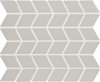 11x13 Color Wheel Retro Chevron Mosaic Solid-Color Glossy Smooth Ceramic Tile
