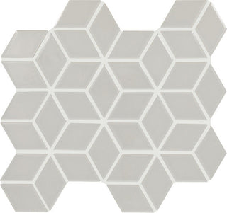 12x13 Color Wheel Retro Mosaic Solid-Color Glossy Geometric Cube Ceramic Tile