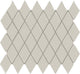 2x3 Color Story Mosaics Diamond  Mosaic Solid-Color Matte Smooth Ceramic Tile Stone Gray