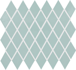 12x13 Color Wheel Retro Diamond Mosaic Solid-Color Glossy Smooth Ceramic Tile
