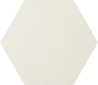 24x20 Bee Hive Hexagon  Natural Concrete-Look Matte Smooth Porcelain Tile Soft Cream